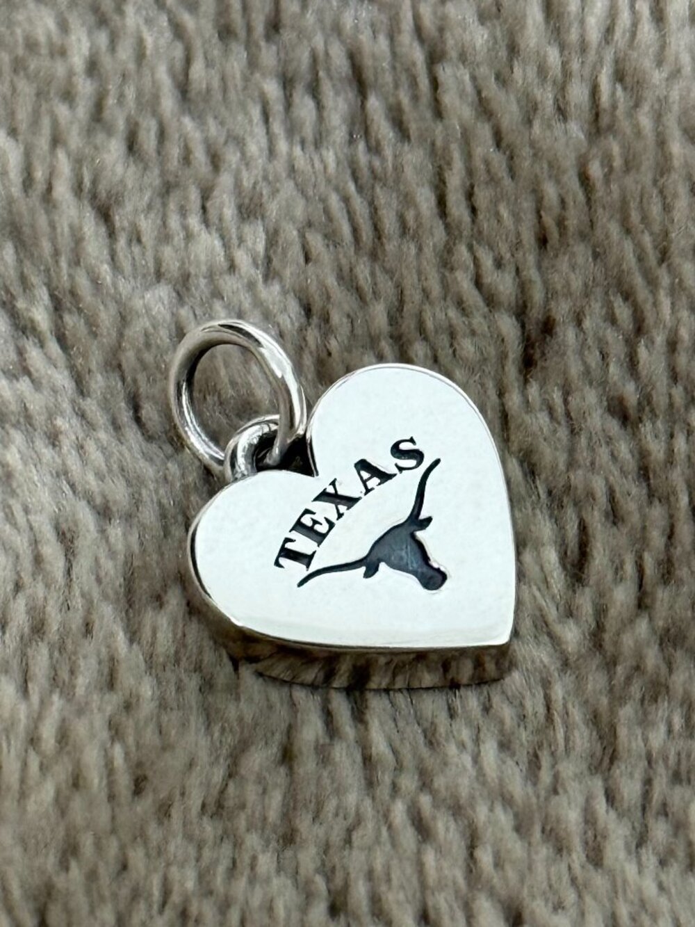 The University of Texas Small Heart Charm